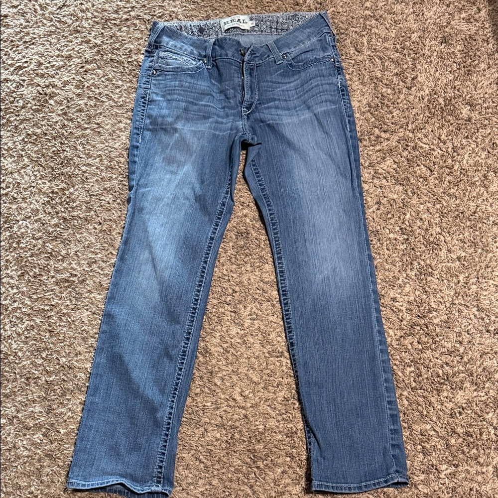 Ariat Women's Straight Leg Blue Jeans